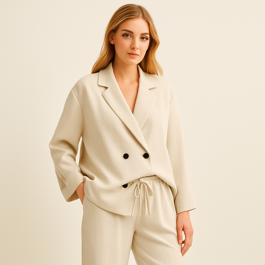 Casual Suit Jacket Set