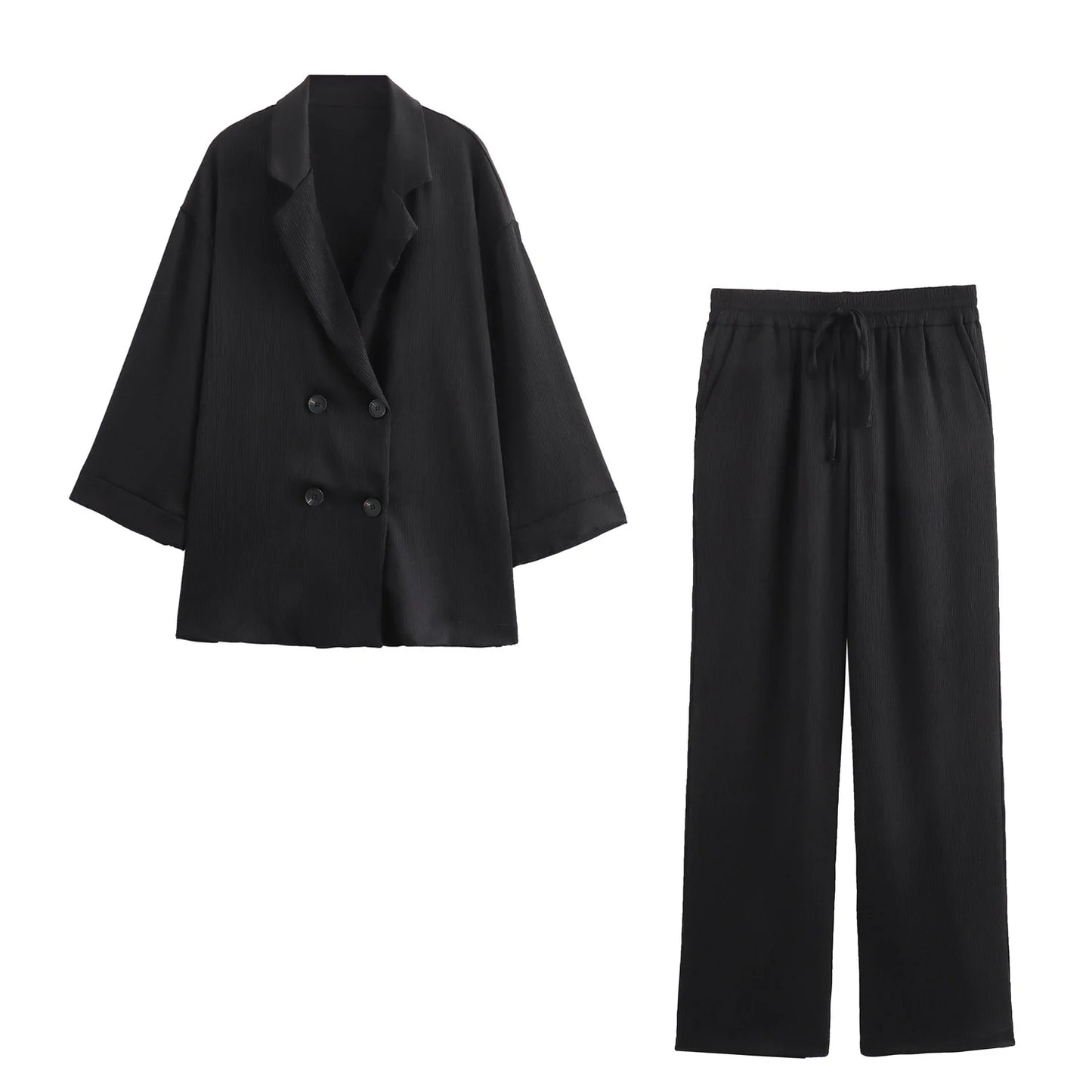 Casual Suit Jacket Set