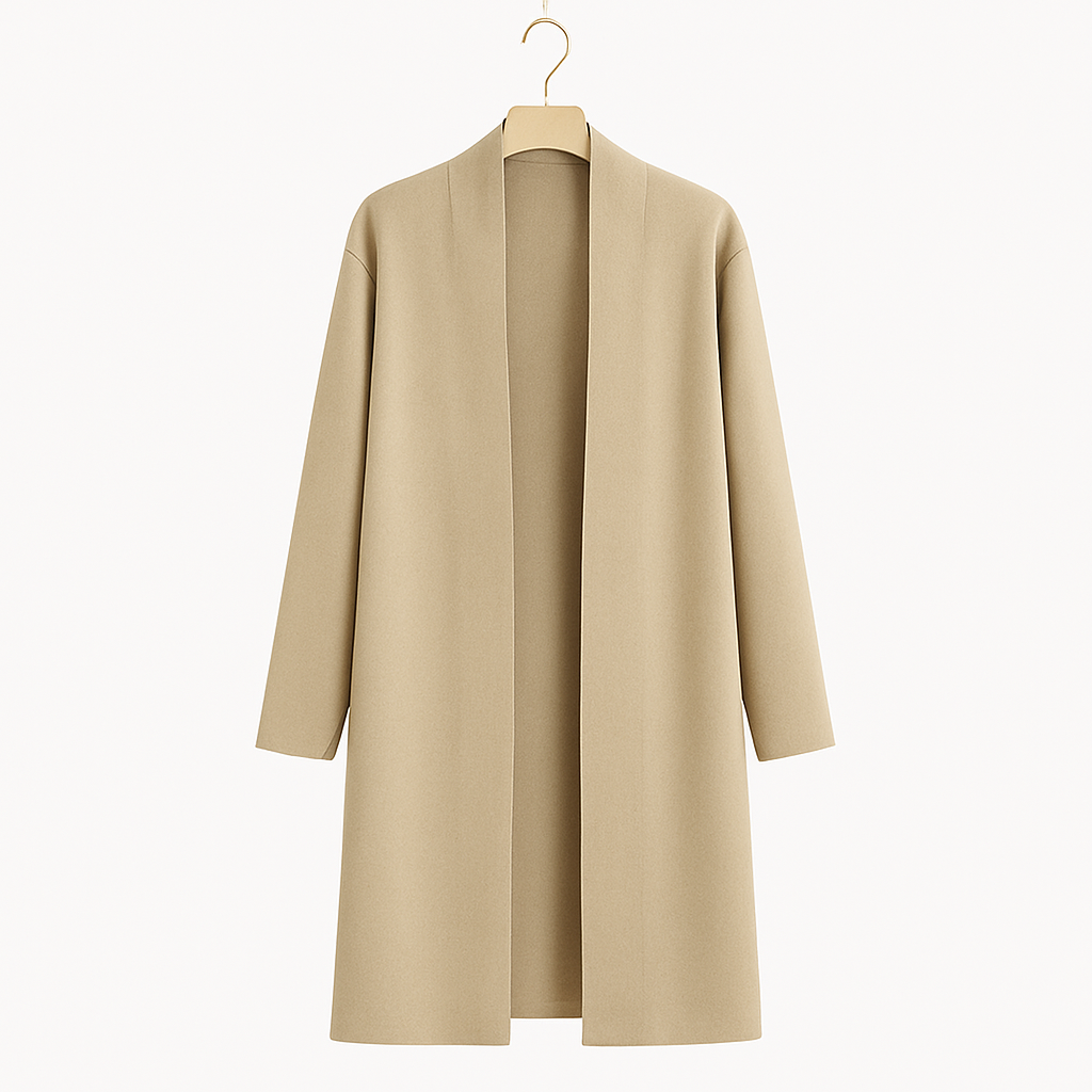 Women's 3-Piece Formal Set – Shirt, Overcoat and Casual Trousers