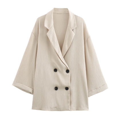 Casual Suit Jacket Set